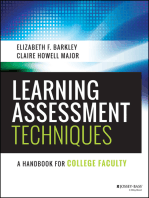 Learning Assessment Techniques: A Handbook for College Faculty