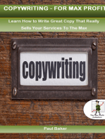 Copy Writing For Max profit