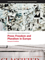 Press Freedom and Pluralism in Europe: Concepts and Conditions