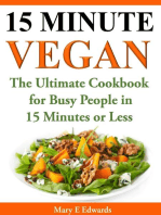 15 Minutes Vegan Cookbook