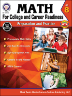 Math for College and Career Readiness, Grade 8: Preparation and Practice