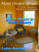 Mail Order Bride: Open Home & Open Heart (A Clean Western Historical Romance)