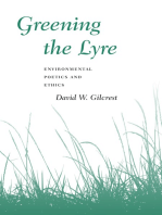 Greening The Lyre: Environmental Poetics And Ethics