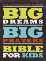 NIV, Big Dreams Big Prayers Bible for Kids: Conversations with God