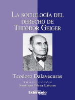 La sociología del derecho de Theodor Geiger