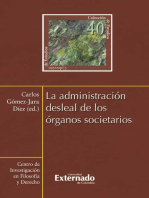 La administración desleal de los órganos societarios