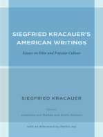 Siegfried Kracauer's American Writings: Essays on Film and Popular Culture