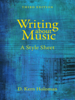Writing about Music