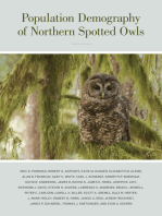 Population Demography of Northern Spotted Owls: Published for the Cooper Ornithological Society