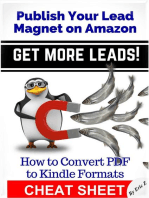 How To Convert PDF to Kindle Formats - Publish Your Lead Magnet On Amazon - Get More Leads! CHEAT SHEET: Zbooks Ebook Tutorials - Ebook Formatting Done Right!, #3