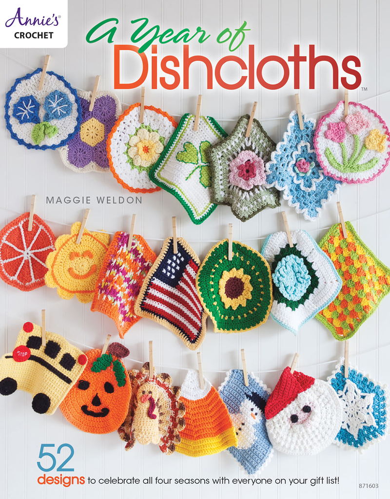 The Big Book Of Dishcloths-99 Designs to Crochet Using 100% Cotton Worsted  Weight Yarn