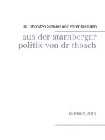 Aus der Starnberger Politik von Dr. Thosch