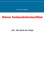 Kleine Tonbandstimmenfibel: 2015  Der Stand der Dinge