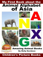 My First Book about the Animal Alphabet of Asia: Amazing Animal Books - Children's Picture Books