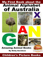 My First Book about the Animal Alphabet of Australia: Amazing Animal Books - Children's Picture Books