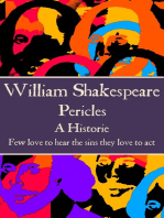 Pericles: “Few love to hear the sins they love to act.”