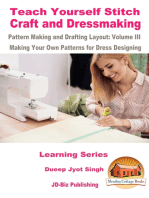 Teach Yourself Stitch Craft and Dressmaking Pattern Making and Drafting Layout