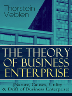 THE THEORY OF BUSINESS ENTERPRISE (Nature, Causes, Utility & Drift of Business Enterprise): A Political Economy Book