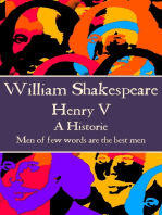 Henry V: "Men of few words are the best men"