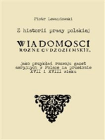 Z historii prasy polskiej: „Wiadomości różne Cudzoziemskie” jako przykład rozwoju gazet seryjnych w Polsce na przełomie XVII i XVIII wieku