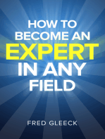 How to Become an EXPERT in ANY Field