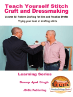Teach Yourself Stitch Craft and Dressmaking Volume IV: Pattern Drafting for Men and Practice Drafts - Trying your hand at drafting shirts
