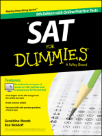 SAT For Dummies, with Online Practice