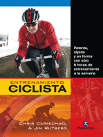 Entrenamiento del ciclista: Potente, rápido y en forma con sólo 6 horas de entrenamiento a la semana