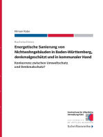 Energetische Sanierung von Nichtwohngebäuden in Baden-Württemberg, denkmalgeschützt und in kommunaler Hand: Konkurrenz zwischen Umweltschutz und Denkmalschutz?