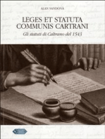 Leges et statuta Communis Cartrani