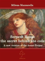 Serpent Rouge the secret behind the code - A new version of the Avant-Propos