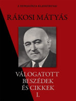 Rákosi Mátyás válogatott beszédei I. rész