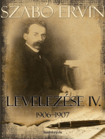 Szabó Ervin levelezése IV. kötet