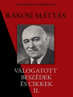 Rákosi Mátyás válogatott beszédei II. rész