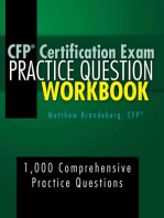 CFP Certification Exam Practice Question Workbook: 1,000 Comprehensive Practice Questions (2018 Edition)