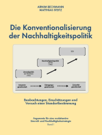 Die Konventionalisierung der Nachhaltigkeitspolitik: Beobachtungen, Einschätzungen und Versuch einer Standortbestimmung