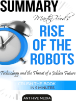 Martin Ford's Rise of The Robots: Technology and the Threat of a Jobless Future Summary