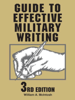 Guide to Effective Military Writing