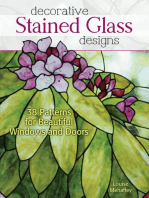 Decorative Stained Glass Designs: 38 Patterns for Beautiful Windows and Doors