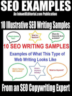 SEO Examples: 10 Illustrative SEO Writing Samples