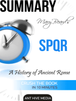 Summary Mary Beard’s SPQR: A History of Ancient Rome