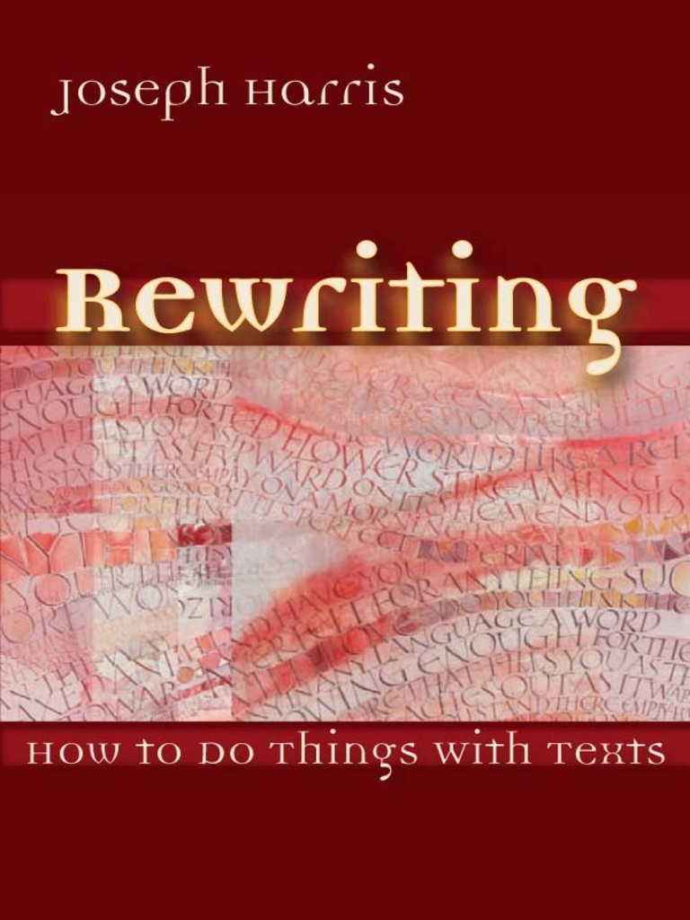 Rewriting by Joseph Harris Book Read Online