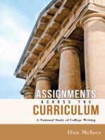 Assignments across the Curriculum: A National Study of College Writing