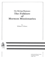 On Being Human: Folklore of Mormon Missionaries