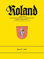 Roland: Zeitschrift der genealogisch-heraldischen Arbeitsgemeinschaft Roland zu Dortmund e.V.