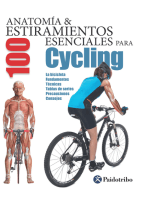 Anatomía & 100 estiramientos para Cycling (Color): La bicicleta, fundamentos, técnicas, tablas de series, precauciones, consejos