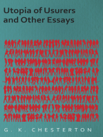 Utopia of Usurers and Other Essays