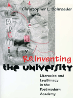 Reinventing The University: Literacies and Legitimacy in the Postmodern Academy