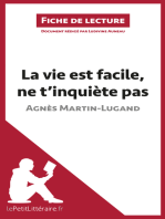 La vie est facile, ne t'inquiète pas d'Agnès Martin-Lugand (Fiche de lecture): Analyse complète et résumé détaillé de l'oeuvre