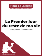 Le Premier Jour du reste de ma vie de Virginie Grimaldi (Fiche de lecture): Analyse complète et résumé détaillé de l'oeuvre